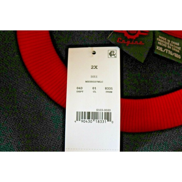 Mad Engine NWT Ugly Christmas Sweater Dabbing Santa Snowman Reindeer Mens 2XL - Picture 9 of 9